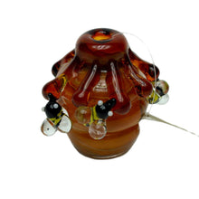 Load image into Gallery viewer, Artisan Bee Hive Glass Globe (+FREE Wax Pen Vaporizer Kit)