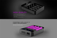 Load image into Gallery viewer, Efest LUSH Q4 Intelligent LED Battery Charger
