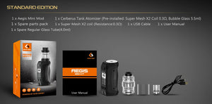 GeekVape Aegis Mini Mod Kit w/ Cerberus Tank