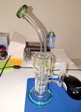 Load image into Gallery viewer, Barrel Bubbler Glass PercolatorOil Rig Recycler
