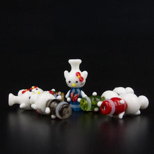 510 Glass Kitty Drip Tips (Handmade)