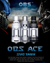 Load image into Gallery viewer, OBS ACE Tank Atomizer (ceramic coil, side-filling)
